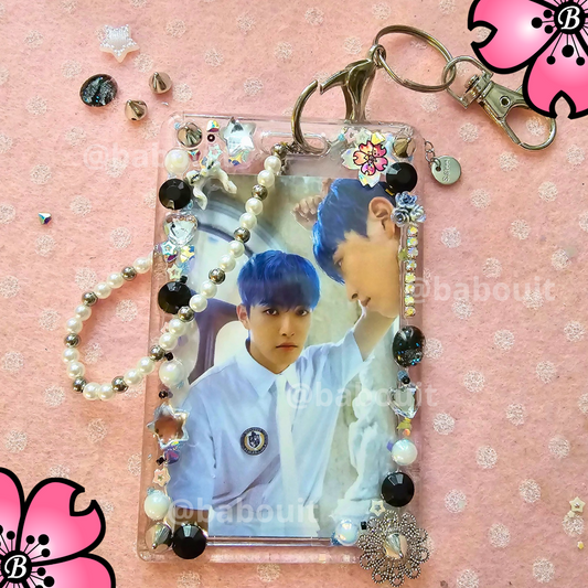 Binder card Holder decorato Ateez con photocard a scelta