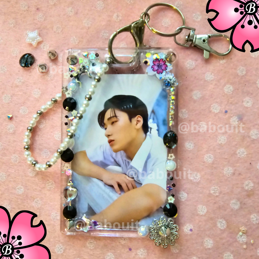 Binder card Holder decorato Ateez con photocard a scelta