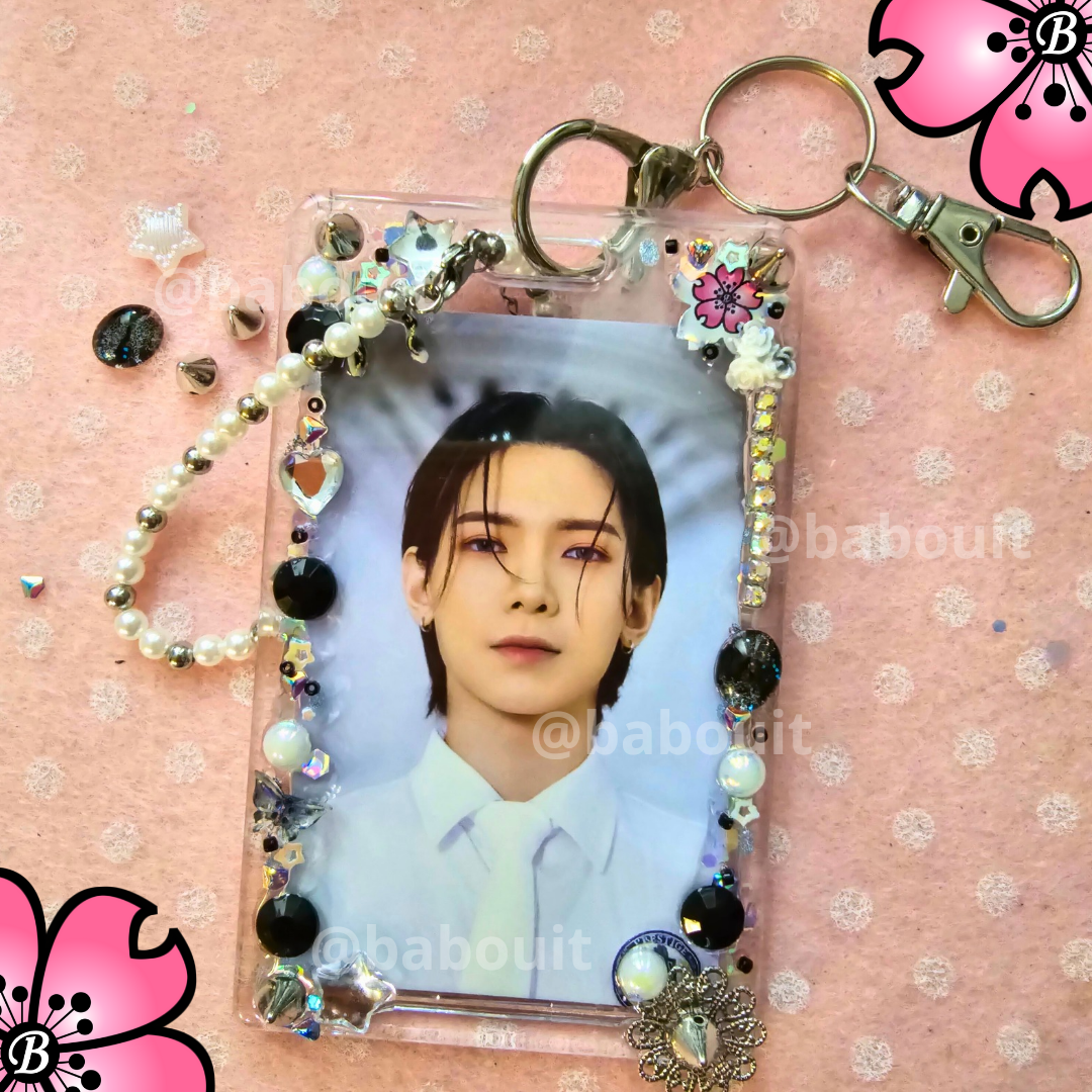 Binder card Holder decorato Ateez con photocard a scelta