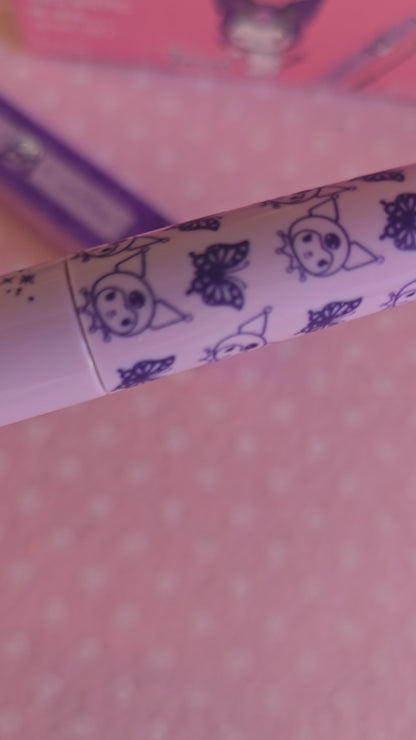 Kuromi Pochette in peluche, Mascara, Lip Balm