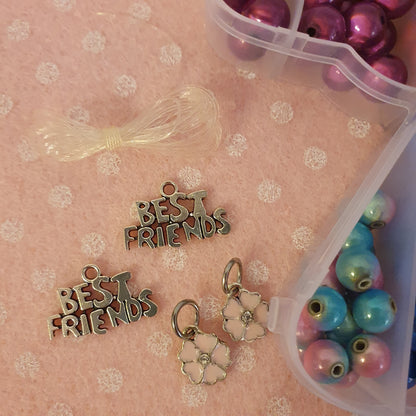 "UNICORN" BEAD KIT with miracle beads and CHARMS with our LOGO