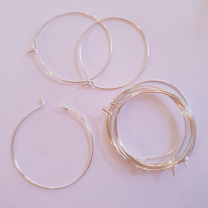 Bases for creating earrings - earwires, candlesticks, earcuffs, pins