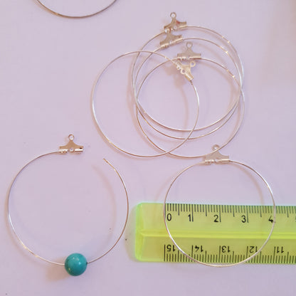 Bases for creating earrings - earwires, candlesticks, earcuffs, pins