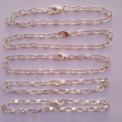 Basic oval chain bracelet